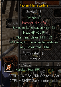 +9 Kaplan +4hız taşı ekli Kelepir