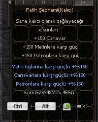 FATİH ŞEBNEMİ KALICI SV DE TEK KALAN ŞEBNEM 1T HEDİYELİ