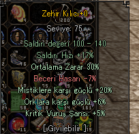 ZEHİR KILICI  30 ORT (HIZLI TESLİMAT)