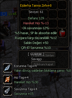 +8 EJDERHA TANRISI ELİT KIZILLIK EFSUN