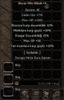 +9 beyaz altın bilezik 10/12