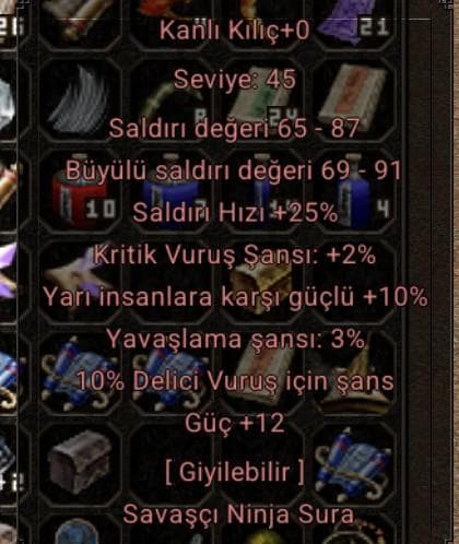 KANLI KILIÇ DÜŞÜK LV WS ELİT