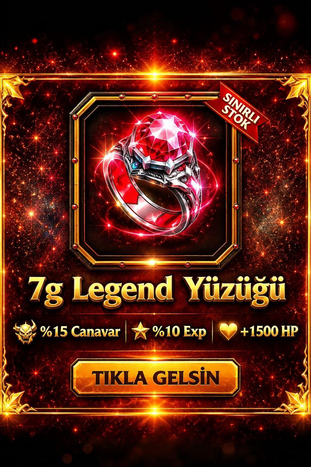 Legend Yüzüğü | Online Anında Teslim