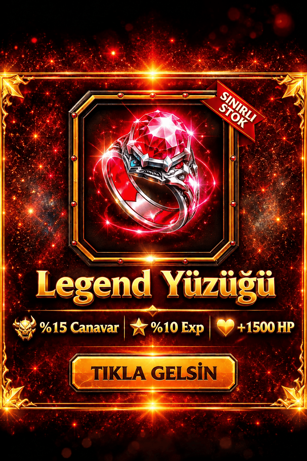 Legend Yüzüğü | 0nline Anında Teslim