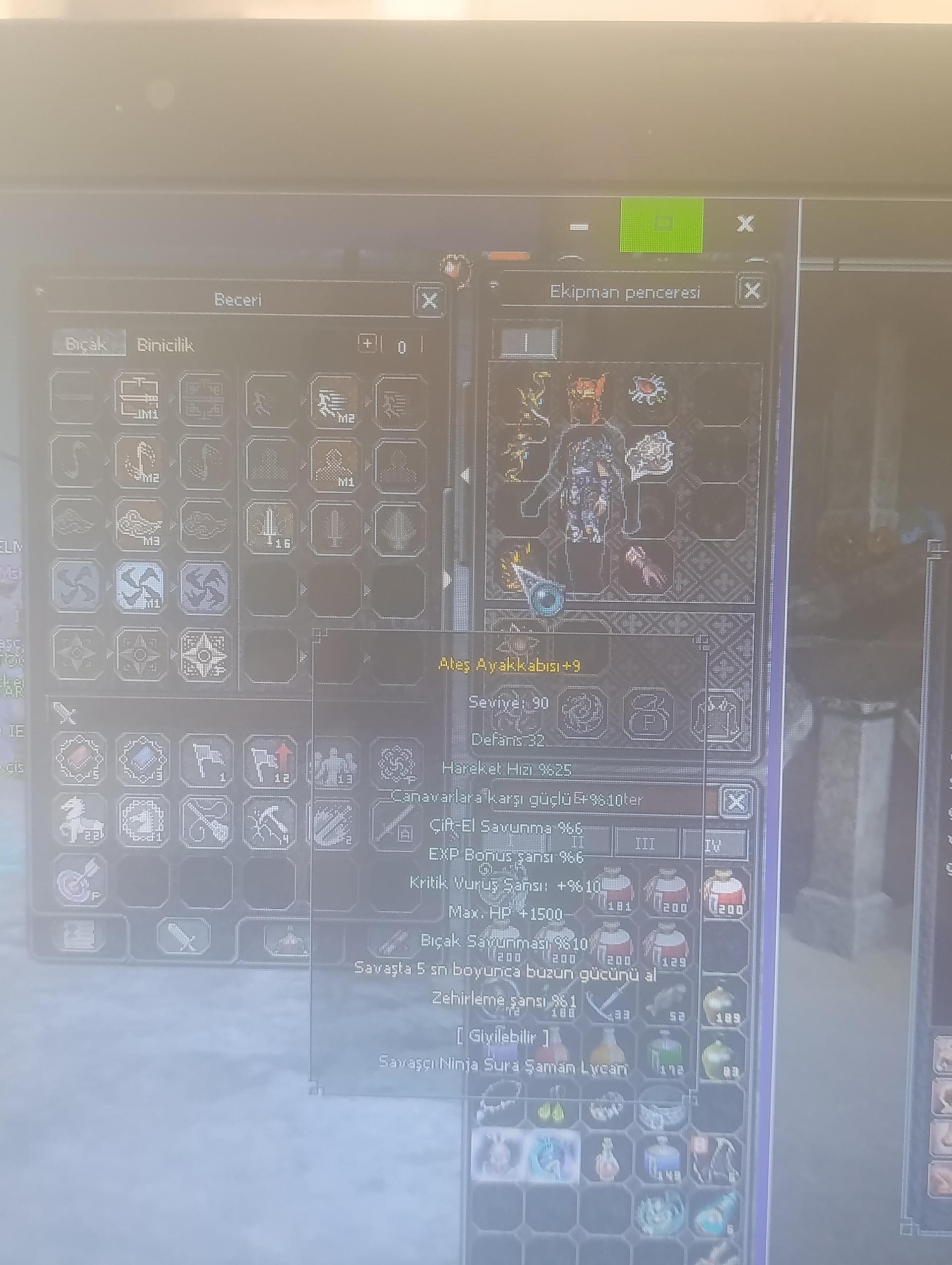 Hidralik hazir itemli mat set ninja