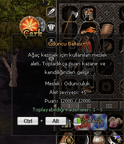 +5 oduncu baltası