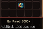 1K BAR KESİNTİSİZ  // HIZLI TESLİMAT