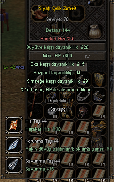+9 siyah çelik