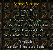 Yarı 10 Büyü 15 bilezik