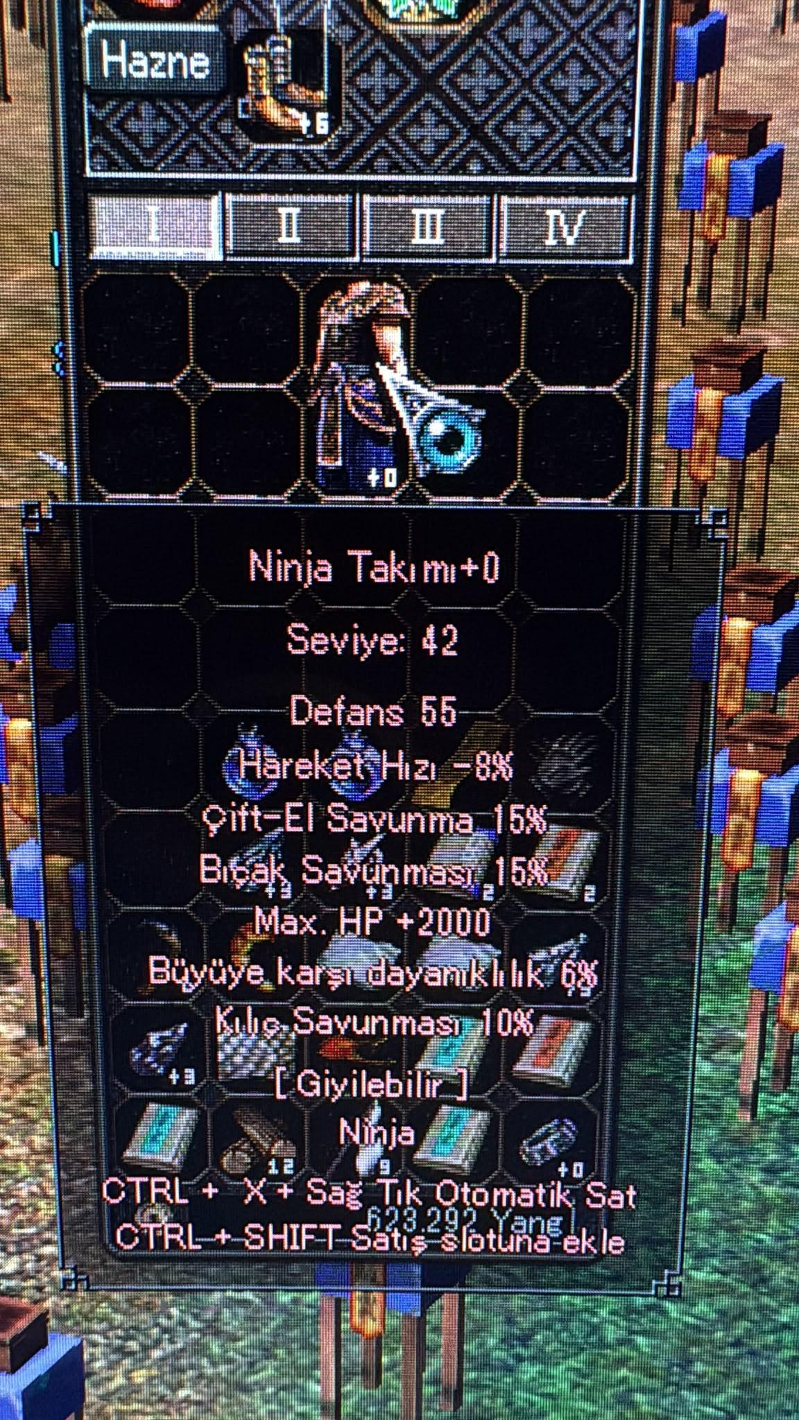 15ÇİFT 15BICAK 2K HP 6 BÜYÜ 10 KILIC NİNJA TAKIMI