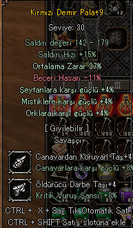 +9 37 ORT FULL TAŞLI KDP