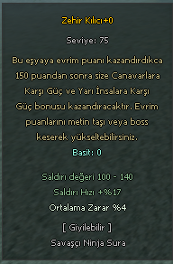 ZEHİR KILICI