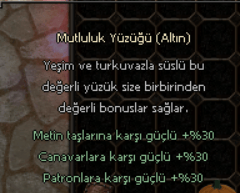 MUTLULUK YÜZÜĞÜ(ALTIN) SÜRESİ BAŞLAMAMIŞ