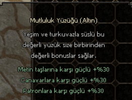 9GÜN 15 SAAT ALTIN MUTLULUK YÜZÜĞÜ