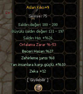 27BEC YARI ZEKA ZEHİRLEME ASLAN KILICI