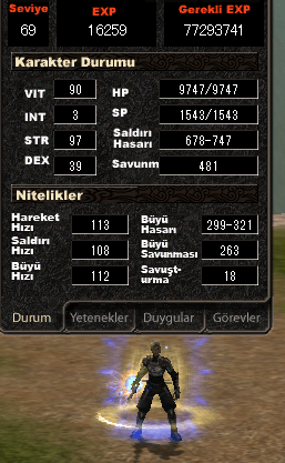 69 LVL OKCU NİNJA 3 G