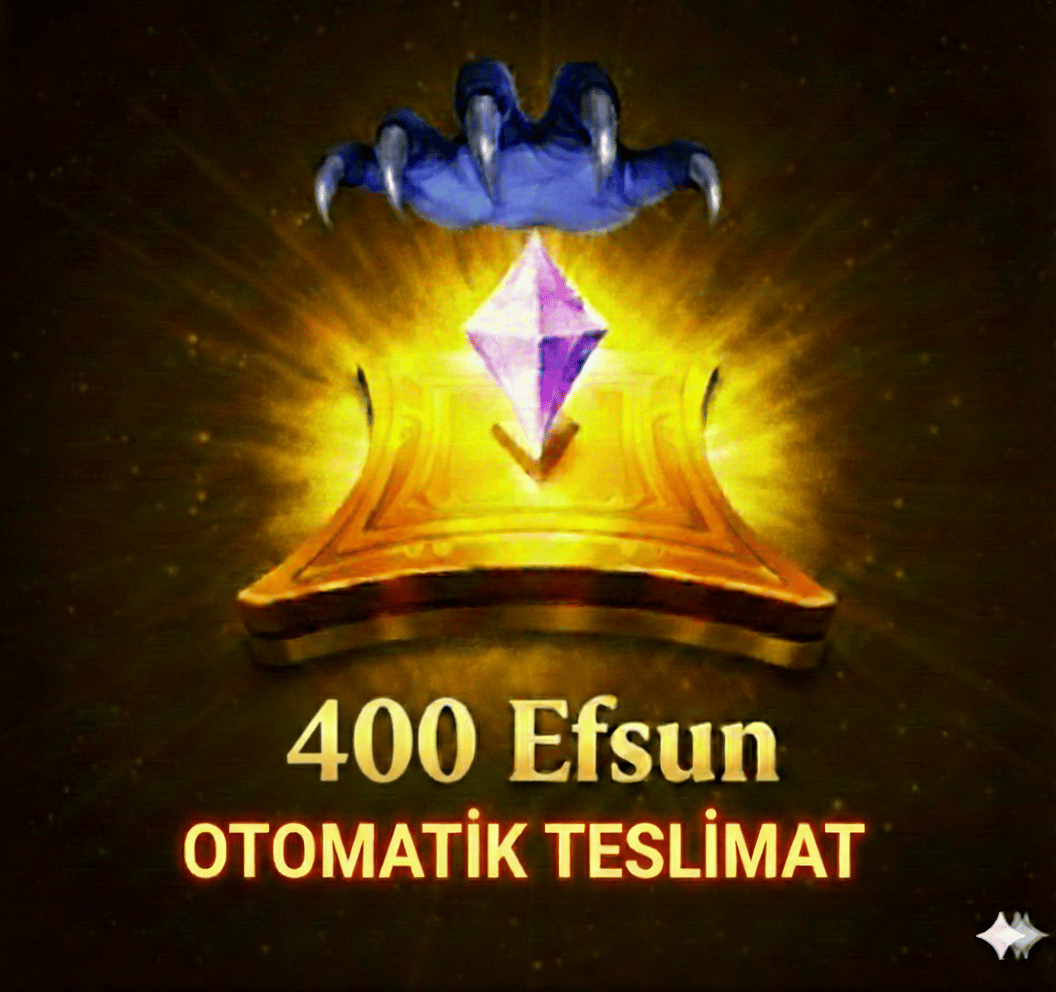x400 efsun nesnesi otomatik teslimat