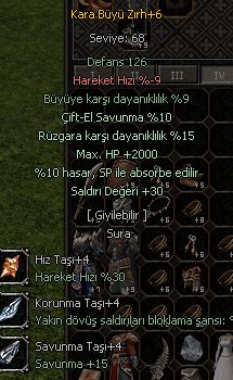 75 LVL G6 KESKİNLİK FULL İTEMLİ ACİL P6