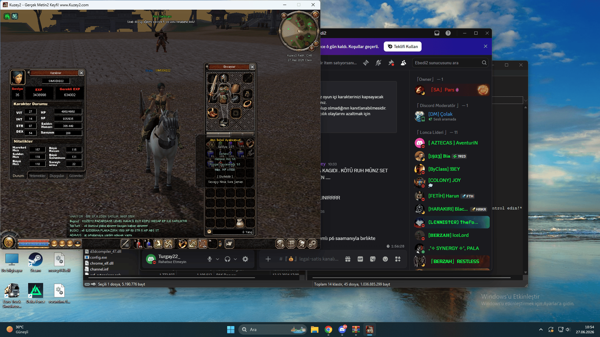 35lvl gb cı ve 25 lvl samanıyla