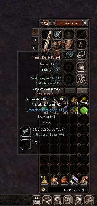 52 ORT 15 ÖLÜMSÜZ 20 ŞEYTANLI +4 TAŞLI KDP