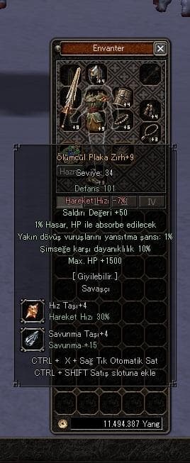 +9 50 STR 1.5K HP +4 TAŞLI ÖLÜMCÜL BEDAVA FİYAT