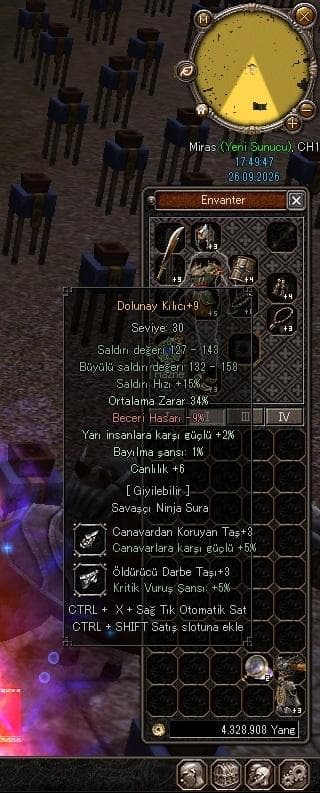 34 ORT +9 DOLU