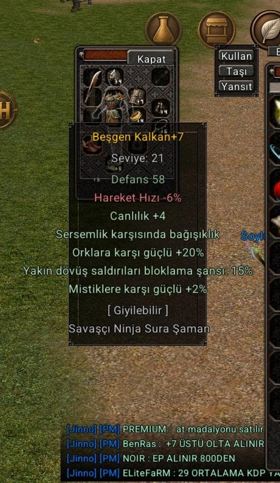 ELİT KASİLMALİK KALKAN