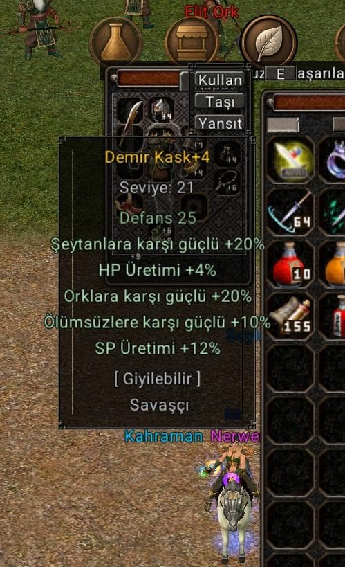 Vadilik kask + kule 20 ork 20 seytan 10 olumsuz