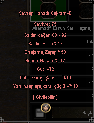 çakram teklif ver 50 ort güç yarı kritik