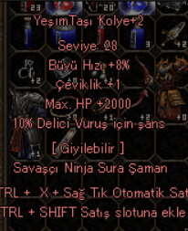 2000 HP 10 DELİCİ ELİT KOLYE SATILIK