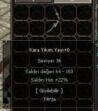 KARA YIKIM +0 EFSUNSUZ