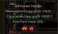 GÜL KUVARS YÜZÜĞÜ BATAN GEMİNİN MALLARI EN UCUZ FİYAT