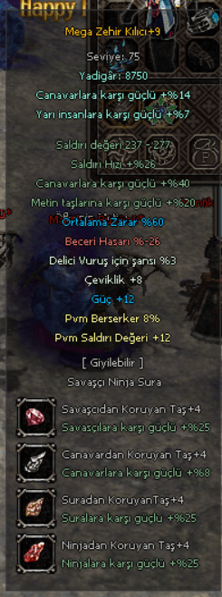 Mega Zehir +9 500 TL