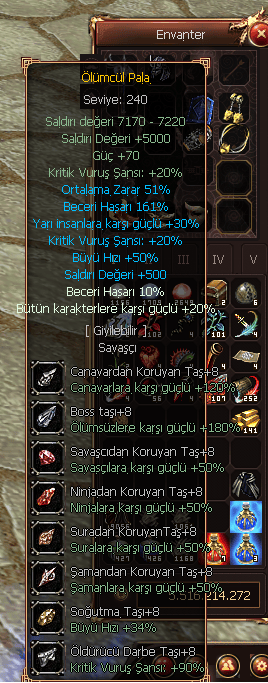 TÜM ENVANTER 500 TL