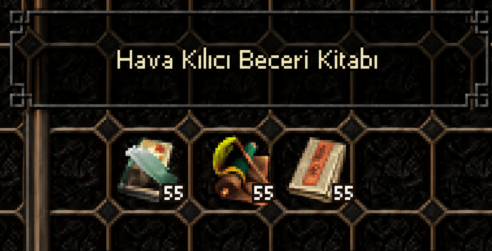 55X HAVA KILICI MÜNZEVİ KÖTÜ RUH SET EN UYGUN FİYATA