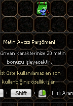 metin avcısı parşomen