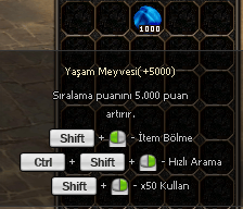 1000 adet 5000 yaşam meyvesi satılık