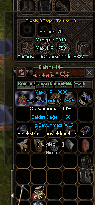 WSLİK NİNJA İTEMLERİ ACIKLAMA BAK