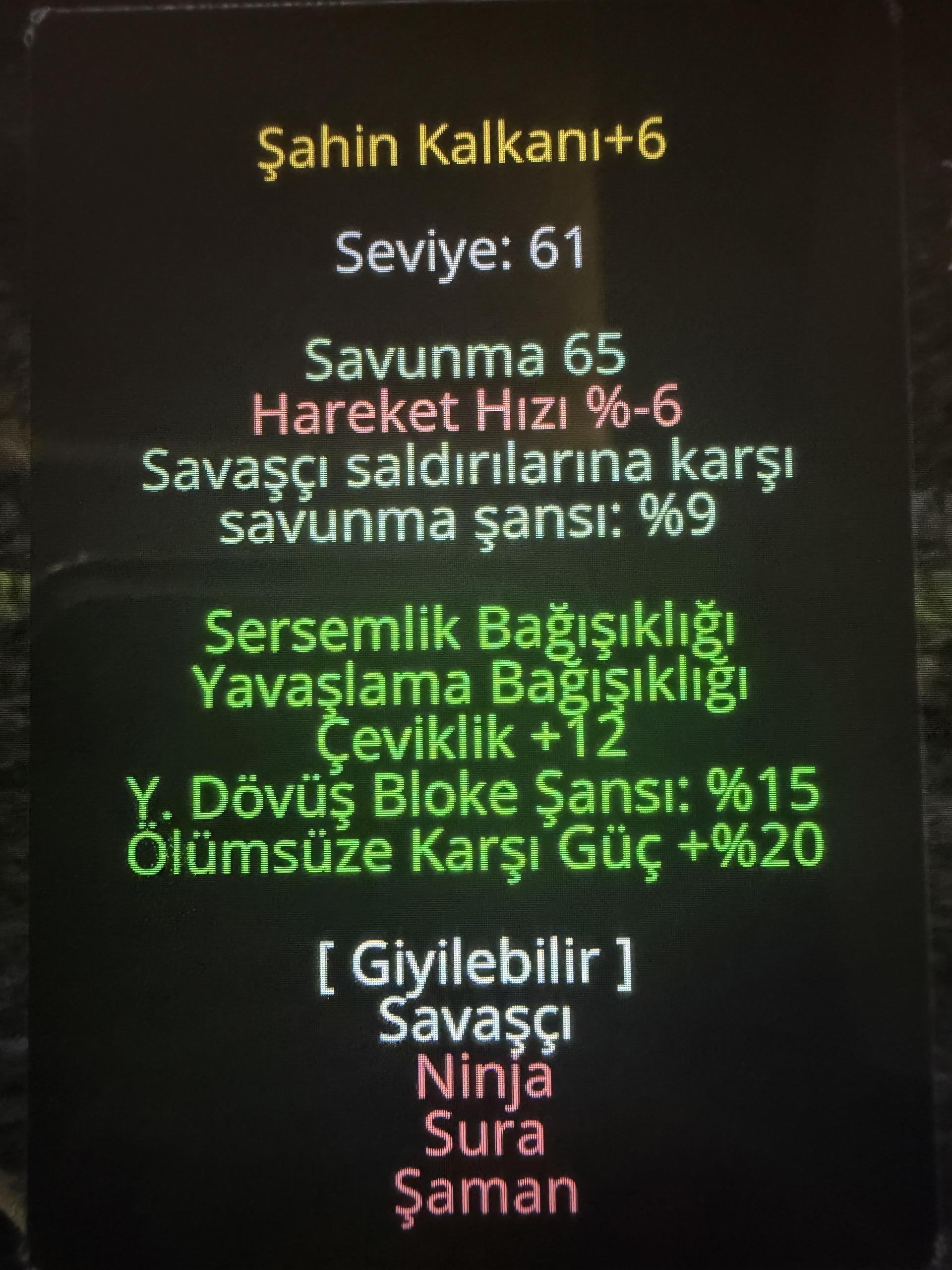 +6 Ful yeşil Şahim