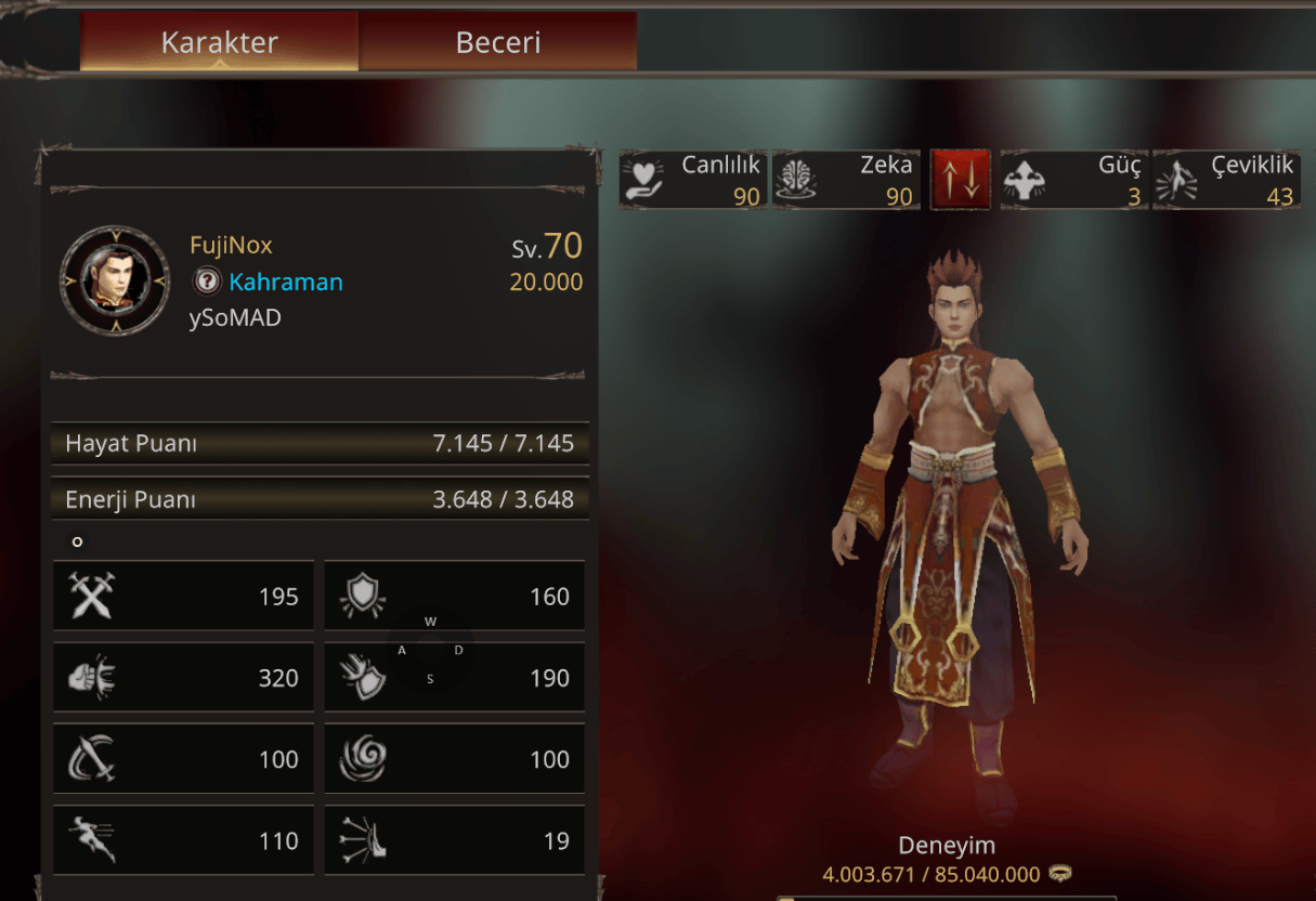 70 LVL İYİLEŞTİRMECİ G1 M6 M3 M1 AT 17 lvl