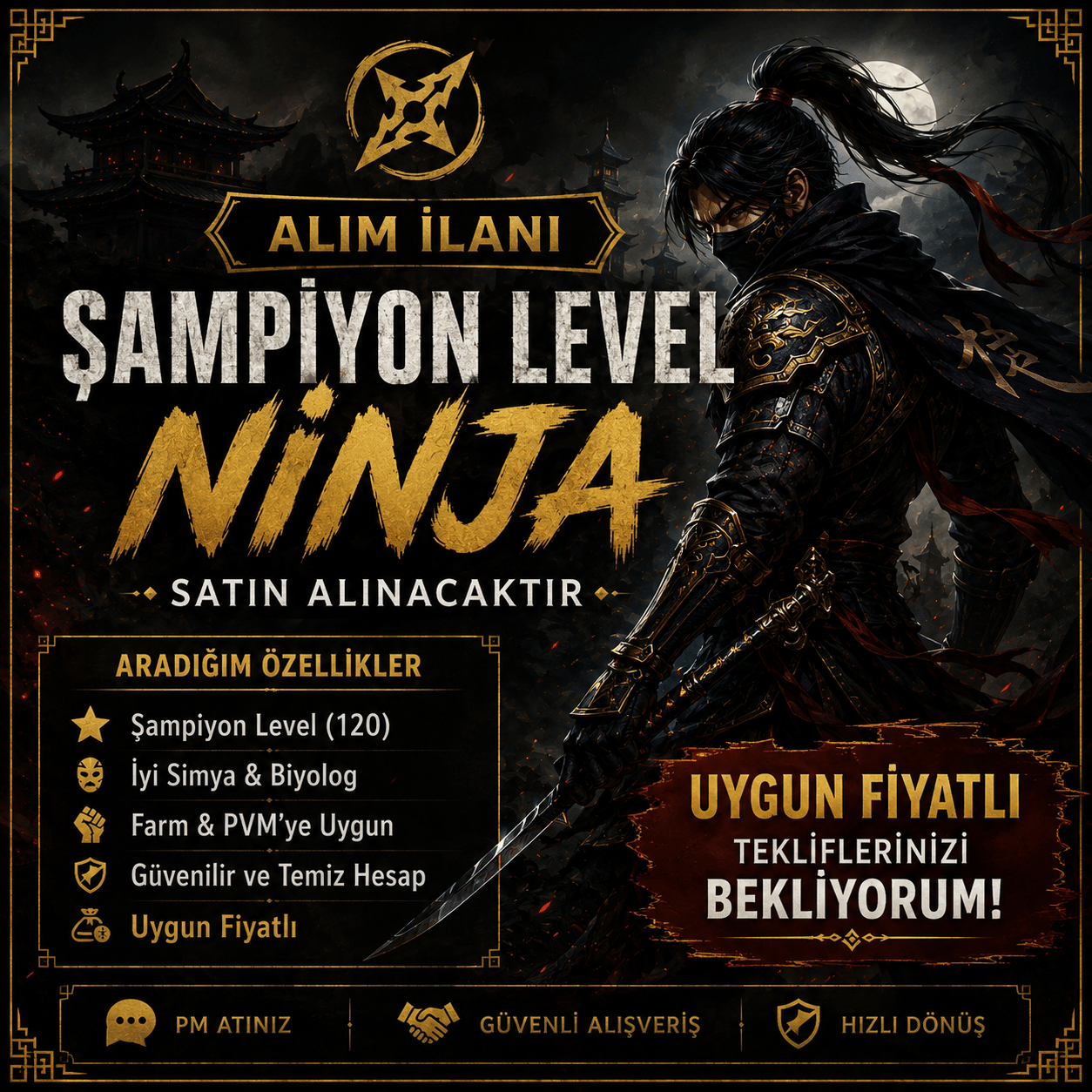 BİYO BİTİK ŞAMPİYON NİNJA ALINIR