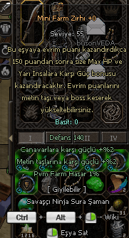 MİNİ FARM ZIRHI