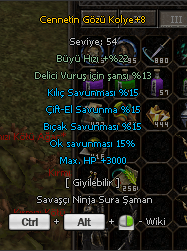 5/5 +8 CENNET KOLYE