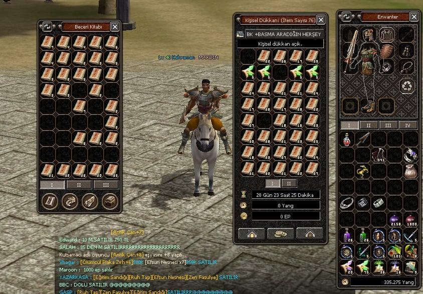 40 LEVEL BEDO M4 HAVA KILICI +7 DERİ ÇİZME 33 ORT KDP
