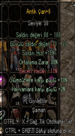 +6 Antik Çan 38 ORT