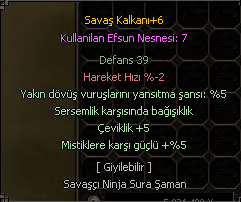 Başlangıç itemler elit efsun kategori