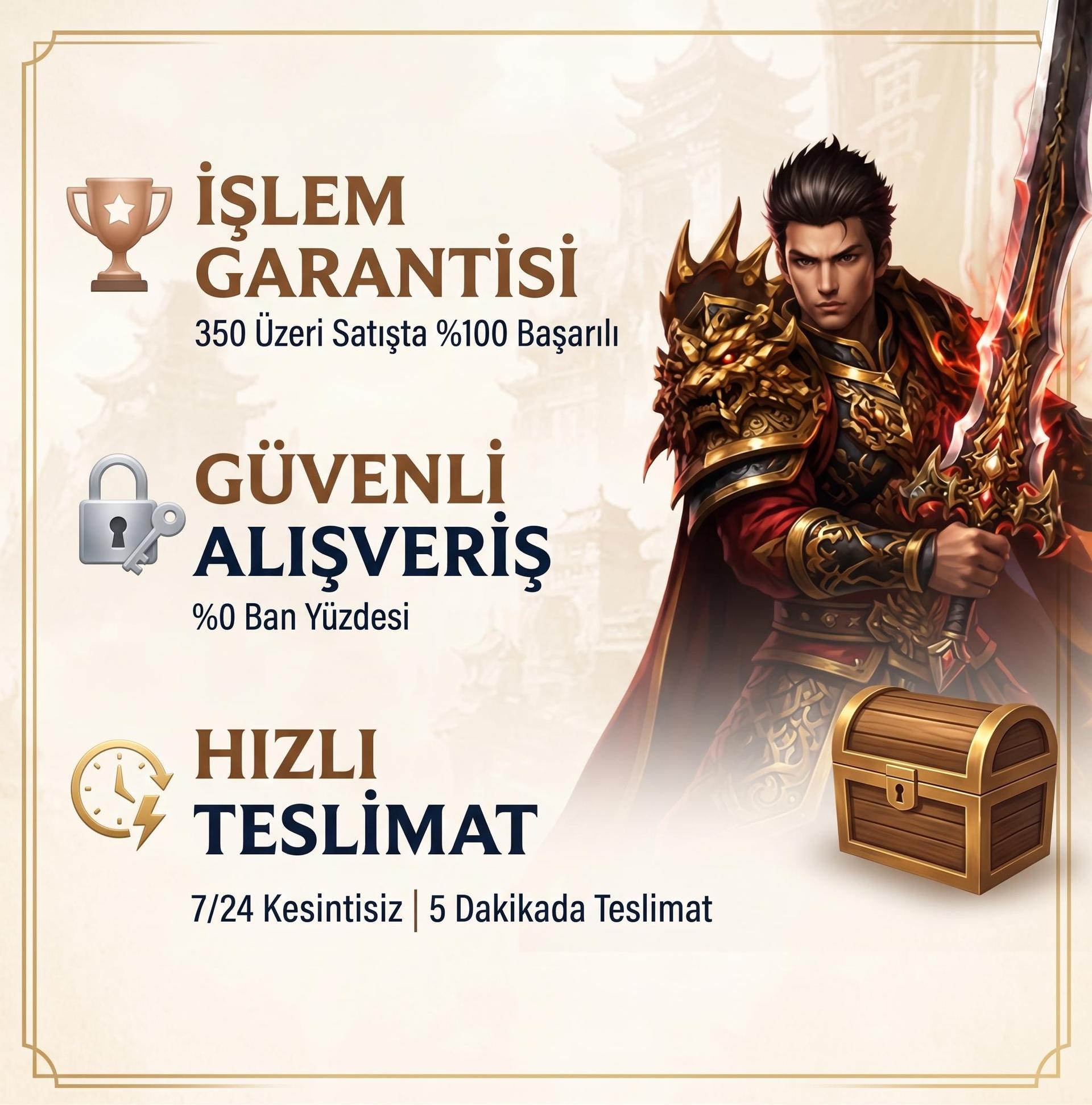 100 m satılır 5 dakikada teslim garantili