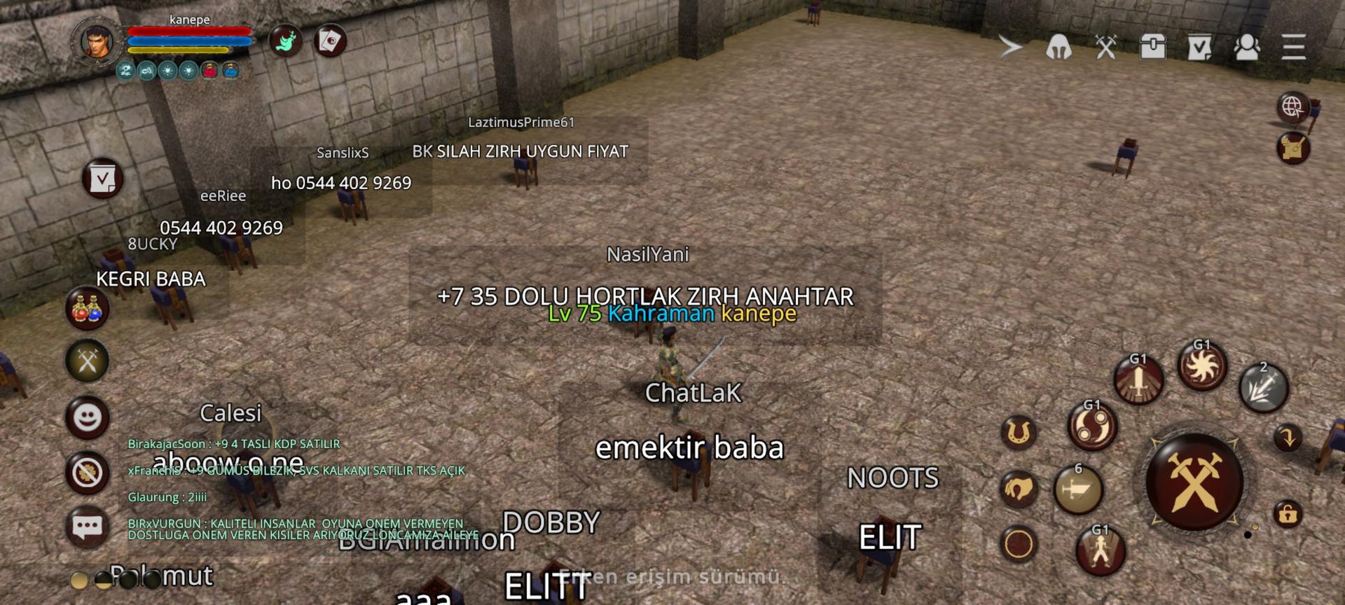 4 G Lİ BEDENSEL AÇIKLAMA OKU