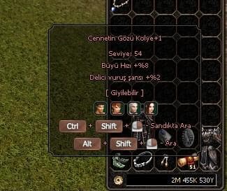 SERVERİN İLK VE TEK CENNET GÖZÜ KOLYESİ