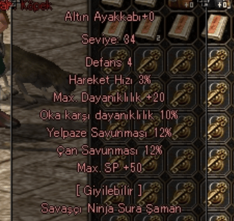 OK 10-YELPAZE 12-ÇAN 12-MAX SP ALTIN AYAKKABI TEKLİF